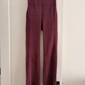 Lululemon Ribbed Softstreme Flared Pant – Garnet